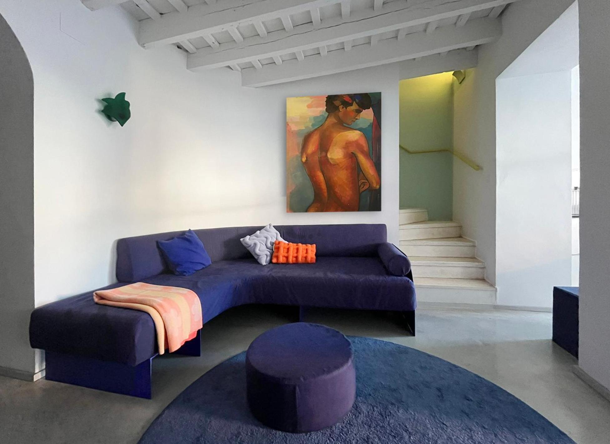 Apartment Design & Art, Patio With Orange Tree, Near Seville Carrion de Los Cespedes